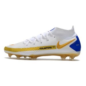 Nike Phantom GT Elite DF FG Bílý Zlato Modrý